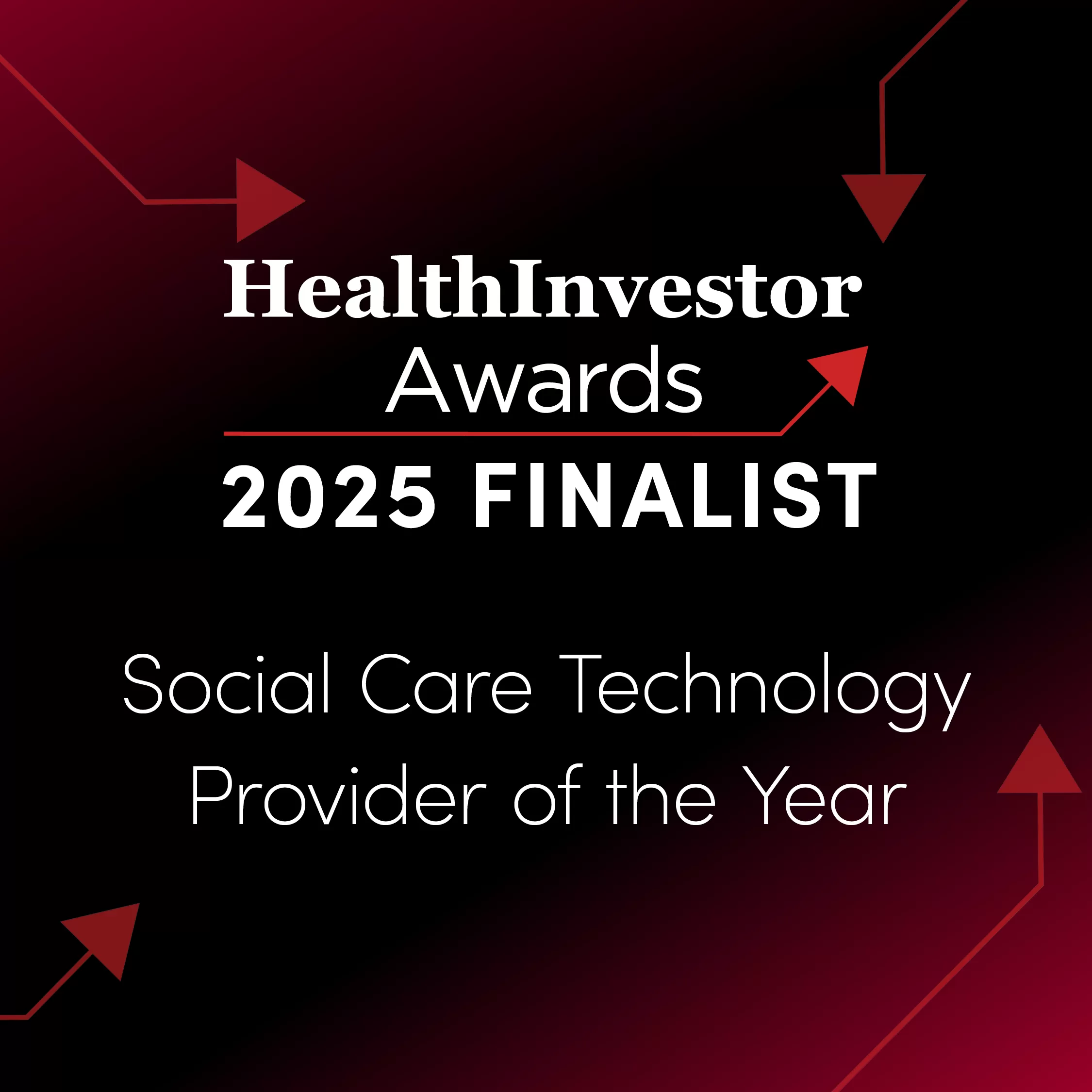 PredicAire Named Finalist for Social Care Technology Provider of the Year 2025